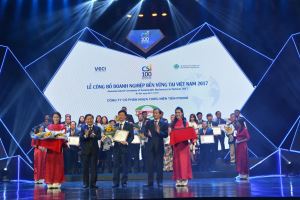 Nhựa Tiền Phong nằm trong top 100 doanh nghiệp bền vững tại Việt Nam năm 2017